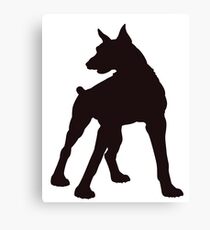 Doberman - My friend Canvas Print