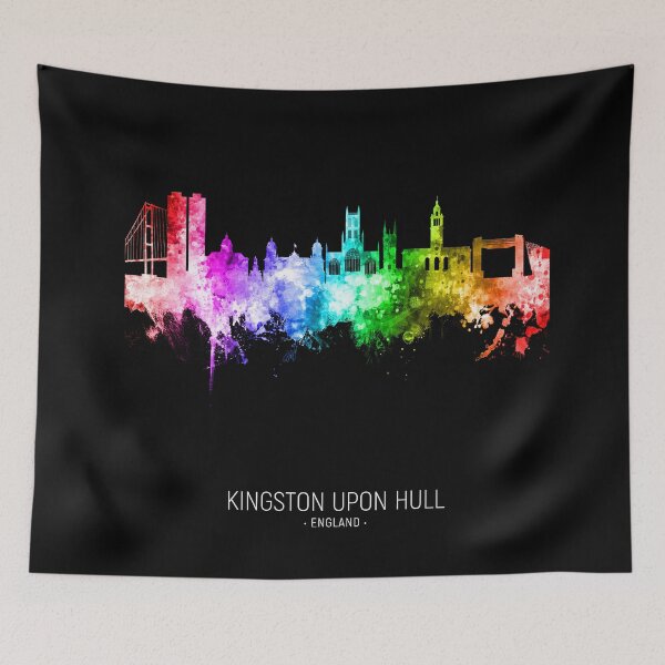 Item preview, Kingston upon Hull England Skyline designed and sold by ArtPrints.
