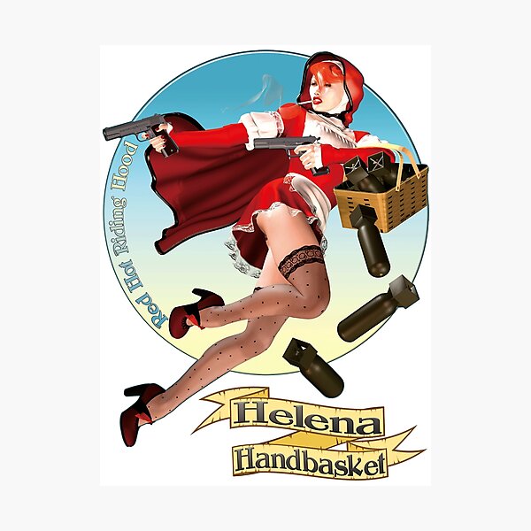Item preview, Helena Handbasket - Red Hot Riding Hood designed and sold by CWR63.