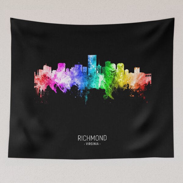 Item preview, Richmond Virginia Skyline designed and sold by ArtPrints.