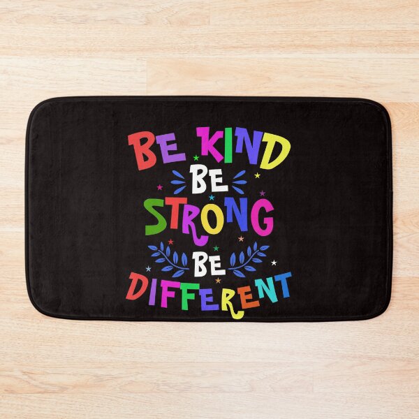 Item preview, be kind be strong be different positivity self love   designed and sold by Majesticoo.