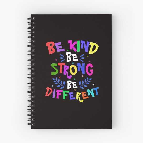 Item preview, be kind be strong be different positivity self love   designed and sold by Majesticoo.