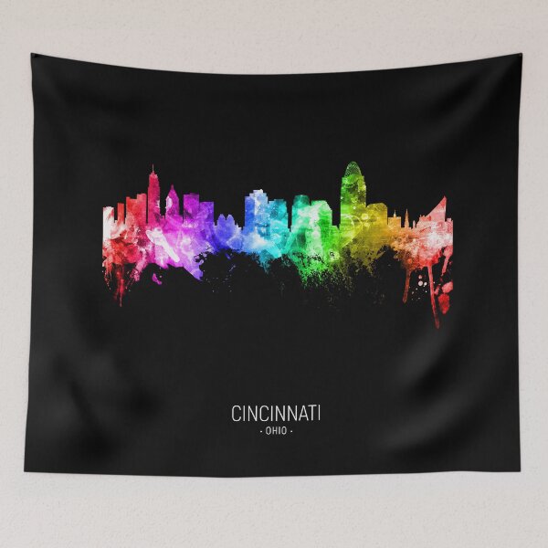 Item preview, Cincinnati Ohio Skyline designed and sold by ArtPrints.