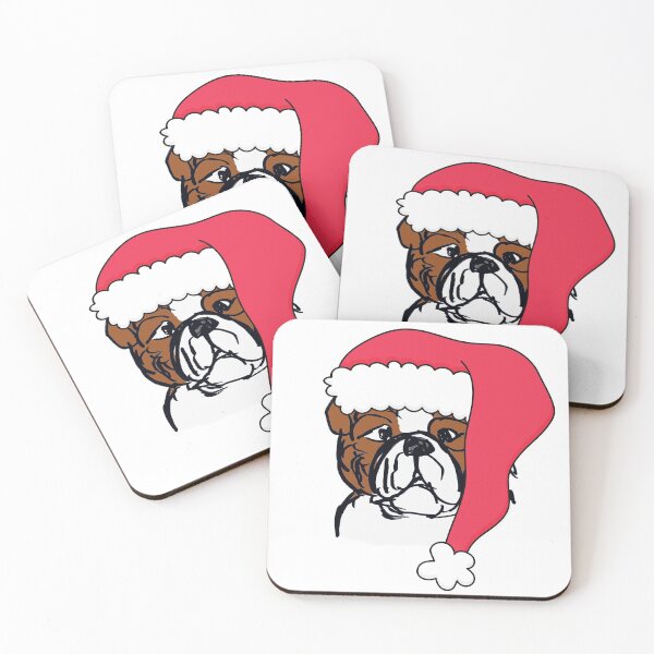 Item preview, Christmas bulldog designed and sold by NinaBetterNot.