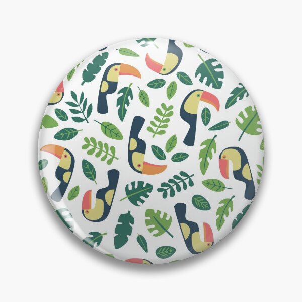 Item preview, Tropical Bird And Flora Pattern designed and sold by unrealshop.
