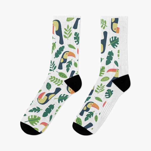 Item preview, Tropical Bird And Flora Pattern designed and sold by unrealshop.