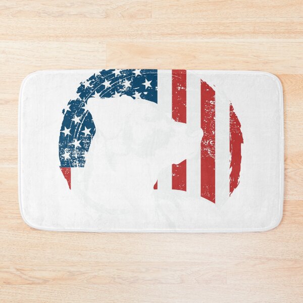Item preview, Patriotic USA Flag Black Labrador gift for Lab Owners print designed and sold by Lisbob.
