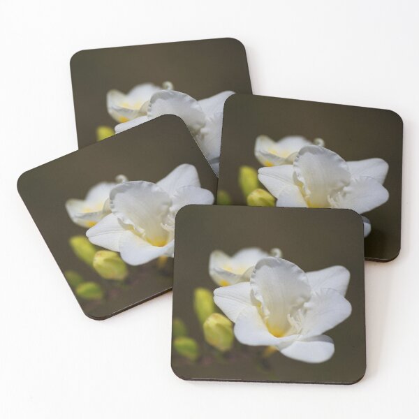 Item preview, Spring White Freesia Hand  designed and sold by Joy Watson - Natural Light Photography .