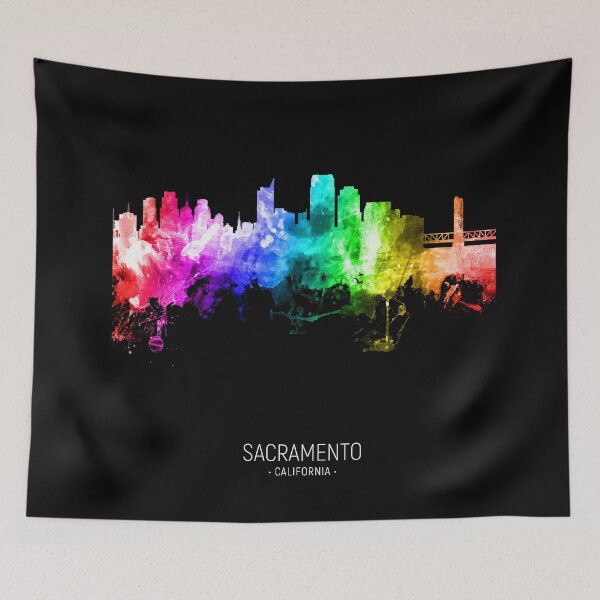 Item preview, Sacramento California Skyline designed and sold by ArtPrints.