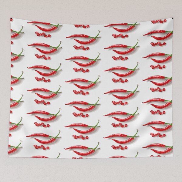 Item preview, Red Chilli Peppers designed and sold by PlayfulPrints.
