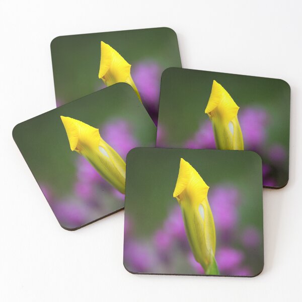 Item preview, Iris Bud Yellow Glow designed and sold by Joy Watson - Natural Light Photography .