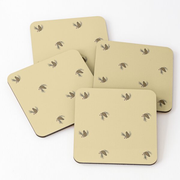 Item preview, Pinecone polka - colour designed and sold by crumpsticks.