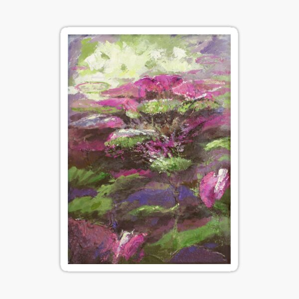 lotus pond-2 Sticker