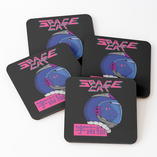 Item preview, Retrowave Spacecat cat space astronaut Galaxy designed and sold by DerNerd.