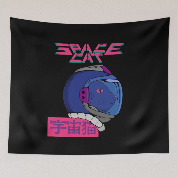 Item preview, Retrowave Spacecat cat space astronaut Galaxy designed and sold by DerNerd.