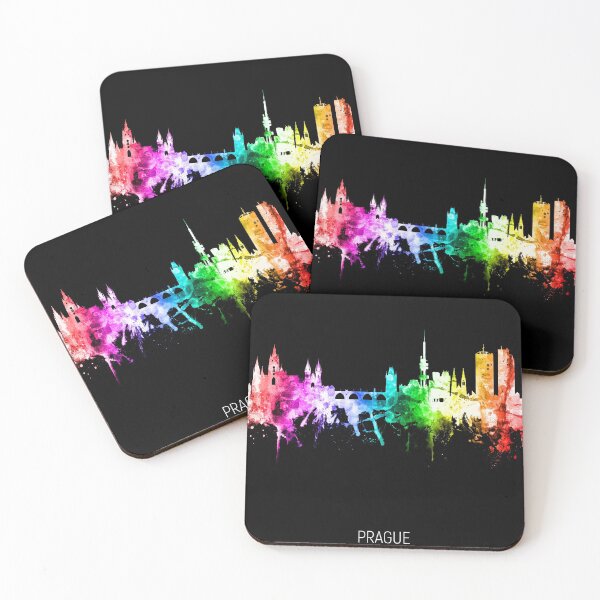 Item preview, Prague (Praha) Czech Republic Skyline designed and sold by ArtPrints.