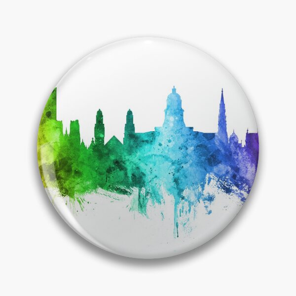 Item preview, Brussels Belgium Skyline designed and sold by ArtPrints.