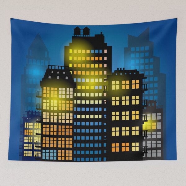 Item preview, City at night designed and sold by studio838.