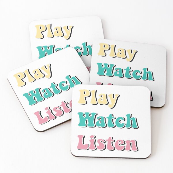 Item preview, Play Watch Listen designed and sold by Bella's Merch.