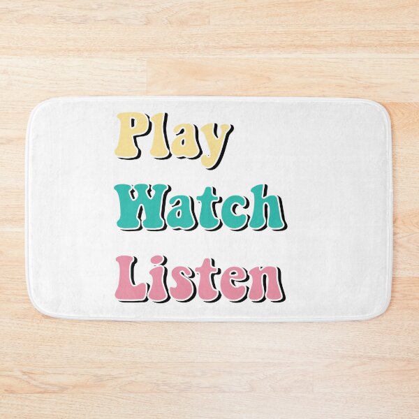 Item preview, Play Watch Listen designed and sold by Bella's Merch.