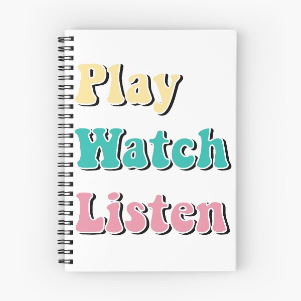 Item preview, Play Watch Listen designed and sold by Bella's Merch.