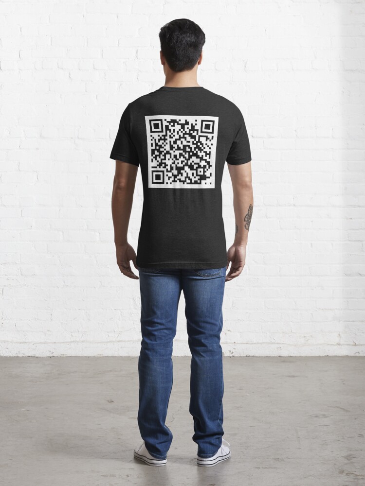 NEW RICK ASTLEY T SHIRT FEATURING A RICK ROLL QR CODE ON THE BACK! VINTAGE  80s