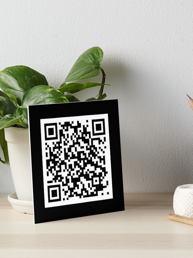 Rick Roll QR Code Pixelart, creation #17483