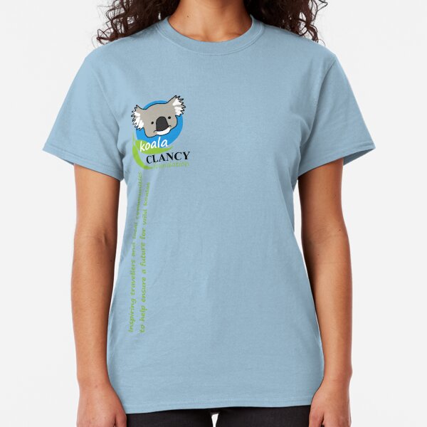 Koala Clancy Foundation - green text Classic T-Shirt