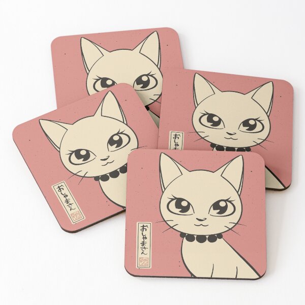 Item preview, Cute white cat designed and sold by BATKEI ART.