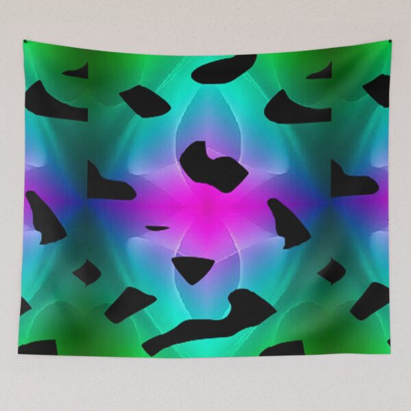 Item preview, Emerald dreams abstracto , psychedelic Arte Abstracto, abstract art design designed and sold by Adri Barnard.