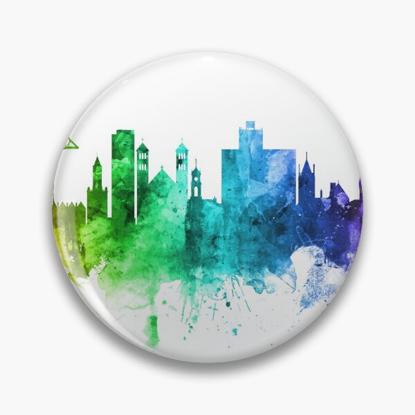 Item preview, Middlesbrough England Skyline designed and sold by ArtPrints.