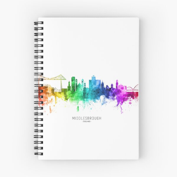 Item preview, Middlesbrough England Skyline designed and sold by ArtPrints.