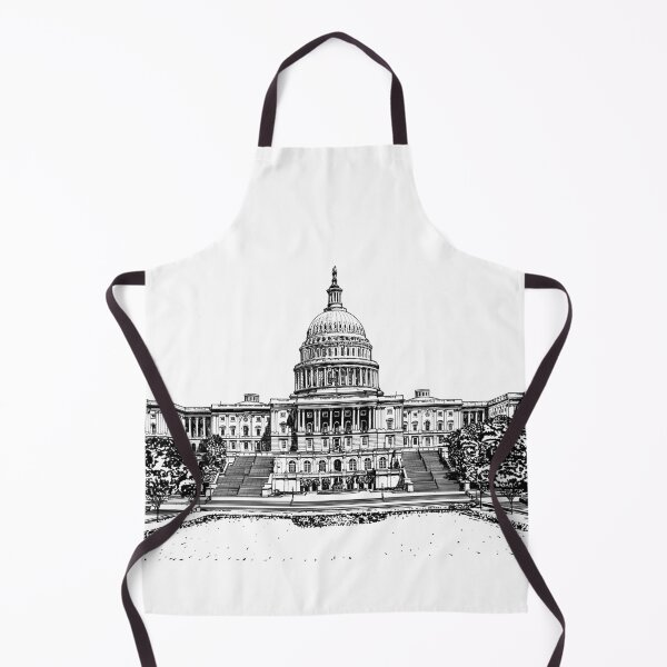 Item preview, UNITED STATES CAPITOL (west front) - INK PAINTING designed and sold by lautir.