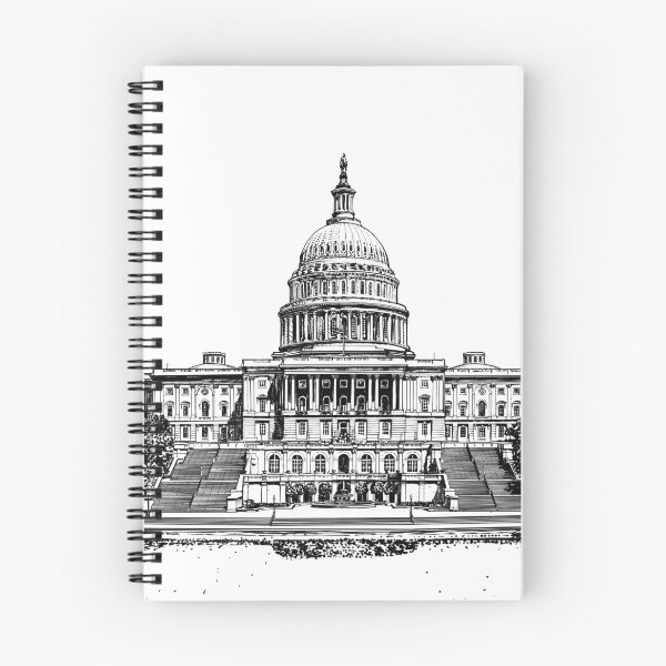 Item preview, UNITED STATES CAPITOL (west front) - INK PAINTING designed and sold by lautir.