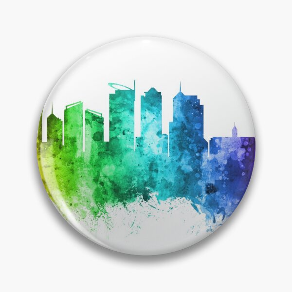 Item preview, Auckland New Zealand Skyline designed and sold by ArtPrints.