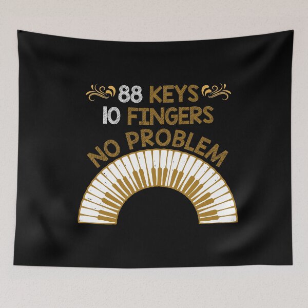 Item preview, 99 Keys, 10 Fingers, No Problem Piano designed and sold by bestshirtdesign.