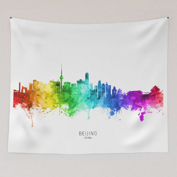 Item preview, Beijing China Skyline designed and sold by ArtPrints.