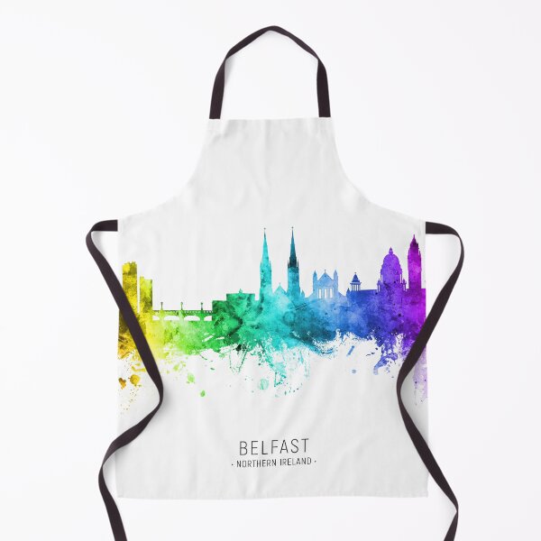 Item preview, Belfast Northern Ireland Skyline designed and sold by ArtPrints.