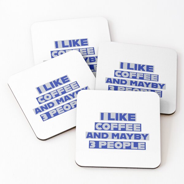 Item preview, I Like Coffee And Maybe 3 People designed and sold by mer-ONE.