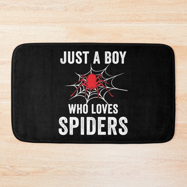 Item preview, Halloween Just A Boy Who Loves Spiders Funny Gift designed and sold by haselshirt.