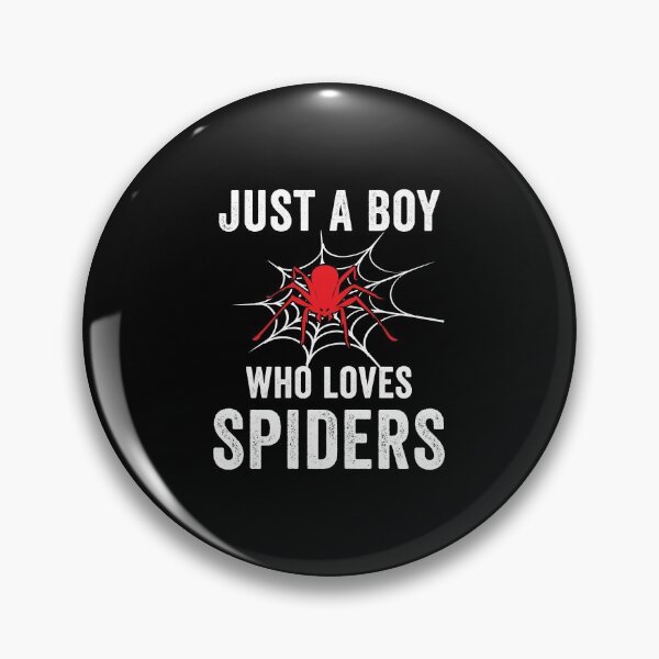 Item preview, Halloween Just A Boy Who Loves Spiders Funny Gift designed and sold by haselshirt.
