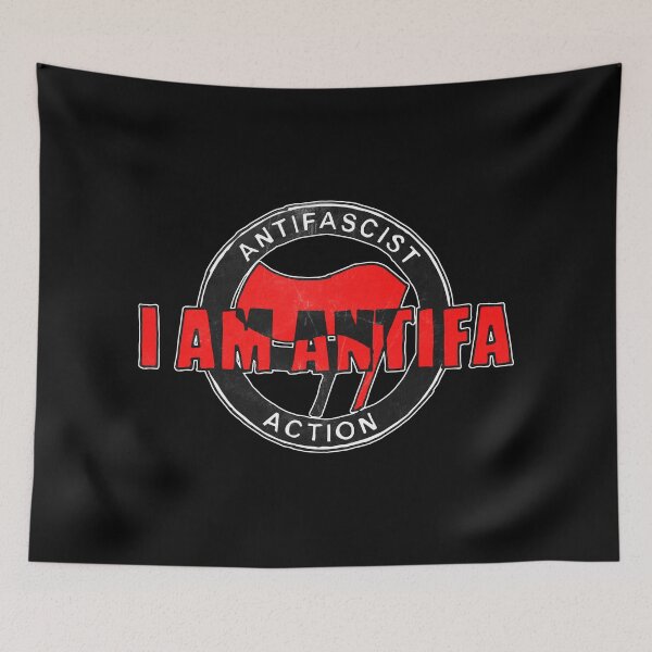 Item preview, I Am Antifa + logo designed and sold by foolofatook84.