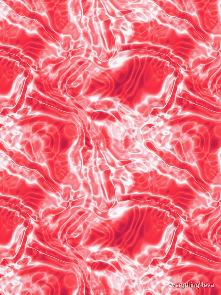 Thumbnail 4 of 4, iPhone Case, Red Water Ripples Pattern designed and sold by everything4eva.