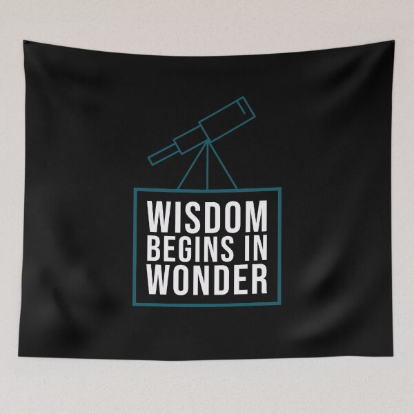 Item preview, Wisdom begins with wonder - Socrates quote designed and sold by Jamiecsmith1986.