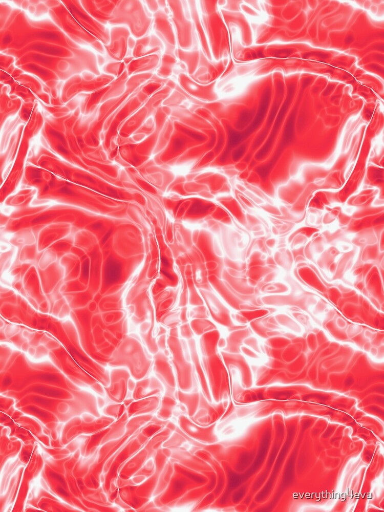 Thumbnail 3 of 3, Scarf, Red Water Ripples Pattern designed and sold by everything4eva.