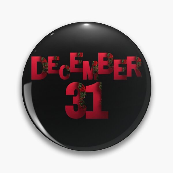 Item preview, December 31 Christmas design designed and sold by birthday-design.