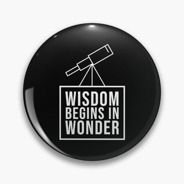 Item preview, Wisdom begins with wonder - Socrates wonder quote designed and sold by Jamiecsmith1986.