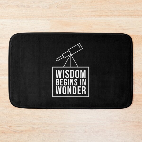 Item preview, Wisdom begins with wonder - Socrates wonder quote designed and sold by Jamiecsmith1986.