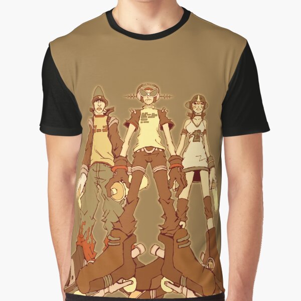 Vista previa del artículo con la obra «Jet Set Radio Future (JSRF) Los GGs Sepia», diseñado y vendido por everything4eva.