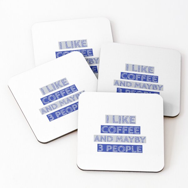 Item preview, I Like Coffee And Maybe 3 People designed and sold by mer-ONE.
